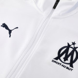 24/25 Marseille White  Jacket Tracksuit 03