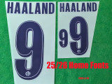 25/26 Man City Home Long Sleeve  Soccer Jersey