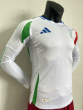 24/25 Italy Away Long Sleeve Player Version Soccer Jersey(长袖)