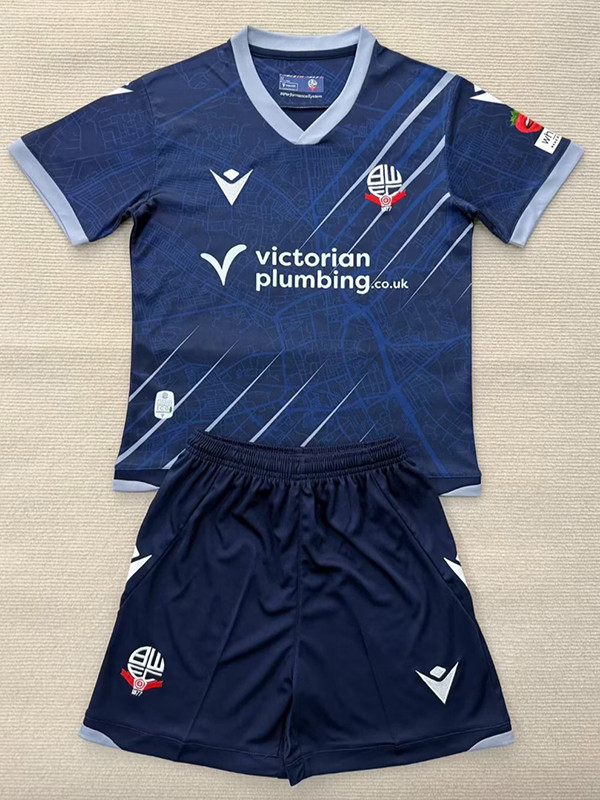 25/26 Bolton Away Kids Soccer Jersey
