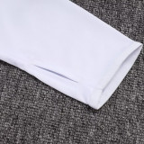 25/26  RMA White &Blue Half Pull Tracksuit #B2568(半拉链)
