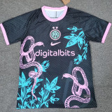25/26  INT Serpentine Black Special Edition Fans Soccer Jersey