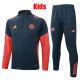 25/26 Bayern Dark Grey  Kids Jacket Tracksuit# E25107