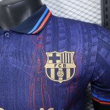 25 /26 BAR Purple Special Edition Player Version Soccer Jersey(胸前字spotify）