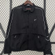 2024 New NK Black Windbreaker（黑色、白边线）
