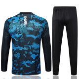 24/25 Napoli Inkjet Printing  Kids Half Pull Tracksuit  (拉链)