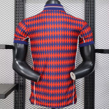 25/26 Bayern Ｇrid Blue& Red Edition Player Version Soccer Jersey