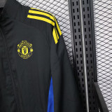 25/26 Man Utd Black &Blue Windbreaker