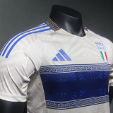 24/25 Italy White Versace Co branded Edition  Player Version Soccer Jersey