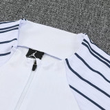 25/26  PSG White Half Pull Tracksuit #B2516 (半拉链)