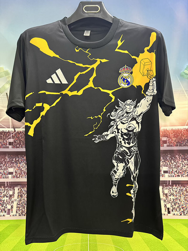 25/26 RMA Avengers Joint Black Fans Soccer Jersey