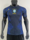 2006 Brazil Away Player Version Soccer Jersey