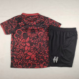 25/26 Palestino Deportivo Black & Maroon Kids  Soccer Jersey(英文版)