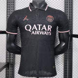 25/26 PSG Ancient coin pattern  Black  Player Version  Polo Shirts