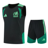 26/27 Mexico Black Tank top and shorts suit
