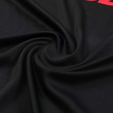 24/25 Man Utd BlackTank top and shorts suit
