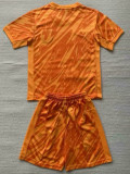 2024 England Orange  Goalkeeper  Kids Soccer Jersey