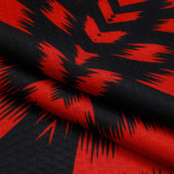 25/26 Flamengo Red Black Inkjet Training Short Suit #D2542