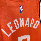 25/26 Clippers LEONARD# 2 Orange City Edition Top Quality Hot Pressing NBA Jersey