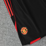25/26 Man Utd Red & BlackTank top and shorts suit