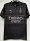 24/25 ACM Black  Co Branded version Fans Soccer Jersey