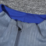 24/25 INT Grey Player version Half Pull Tracksuit  (球员版、半拉链、)
