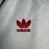 1990/1991 Man Utd White Special Edition Retro Soccer Jersey