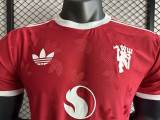 24/25 Man Utd  Red Special Edition Player Version Soccer Jersey(圆领）