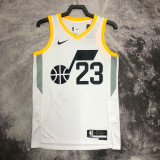 22/23 JAZZ MARKKANEN #23 White Top Quality Hot Pressing NBA Jersey