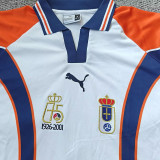 2000/2001 Real Oviedo Away Retro Soccer Jersey