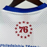 25/26 76ERS White MN Retro Edition Short Shirts