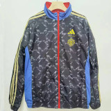 24/25  Man Utd Red & Black Double Sided Windbreaker (双面风衣)