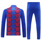 24/25 BAR Blue Inkjet  Player version Half Pull Tracksuit  (球员版、半拉链)