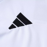 25/26 Man Utd White  Half Pull Tracksuit #B2537 (半拉链)