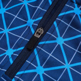 25/26 PSG Grid inkjet Royal Blue Half Pull Tracksuit #B2566 (半拉链)