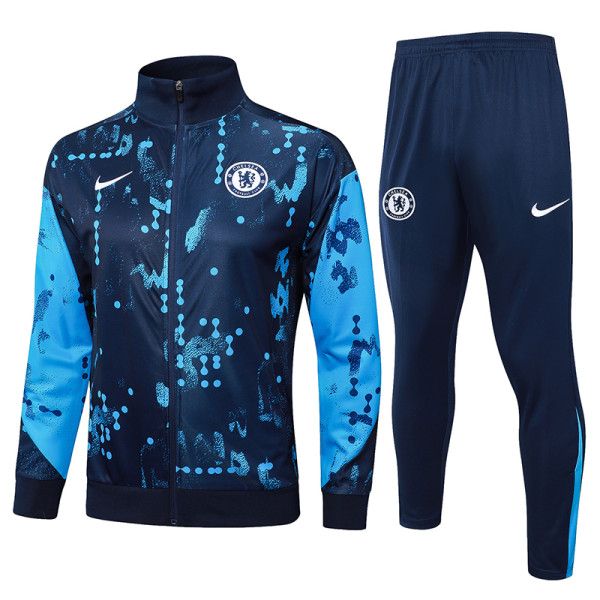 24/25 CHE Royal Blue Inkjet Jacket Tracksuit