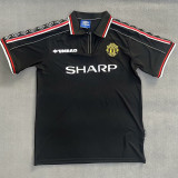24/25 Man Utd Black Retro Soccer Jersey
