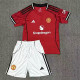 25/26 Man Utd Home Kids Soccer Jersey