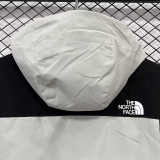 24/25 F701 TNF Black & White Single Layer Hooded Windbreaker (连帽）