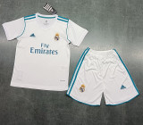 2017/2018RMA Home Retro Kids Soccer Jersey