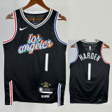 22/23 CLIPPERS HAROEN #1 Black City Edition Top Quality Hot Pressing NBA Jersey