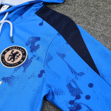 24/25 CHE Lake Blue Hooded  Tracksuit