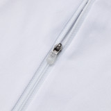 25/26  RMA White Half Pull Tracksuit #B2505 (半拉链)