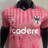 25/26 Monterrey Special Edition White Pink Player Version Soccer Jersey