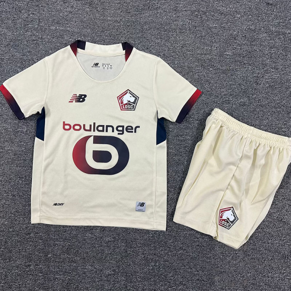 25/26 Lille Away Kids Soccer Jersey