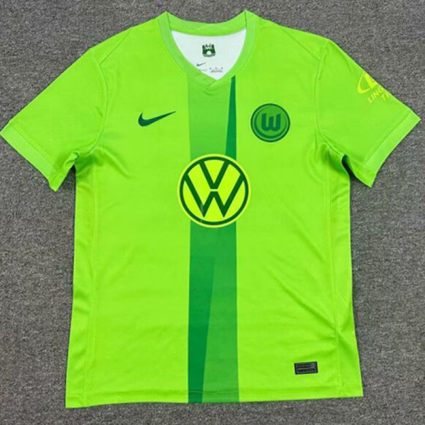 24/25 Wolfsburg Home Fans Soccer Jersey
