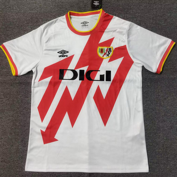 25/26  Rayo Vallecano Home Fans Soccer Jersey
