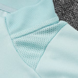 25/26 Cruzeiro Light Green Half Pull Tracksuit # B990 (半拉链)