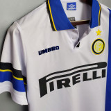 1997/1998 INT Away White Retro Soccer Jersey