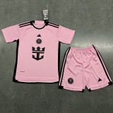 24/25 Inter Miami Home Kids Soccer Jersey